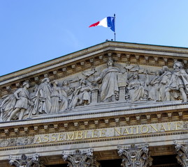 Fototapeta na wymiar Assemblée Nationale. Paris, France.