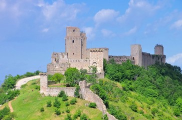 Fototapeta na wymiar Assisi Burg - Assisi castle 07
