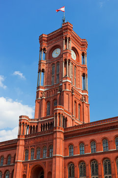 Rotes Rathaus, the town hall of Berlin, Germany