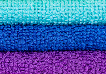 stacked colorful towels