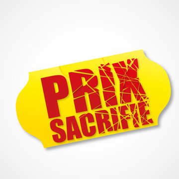 prix sacrifi&eacute;
