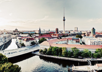 Berlin, Germany view on major landmarks