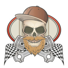 totenkopf schädel symbol motorsport