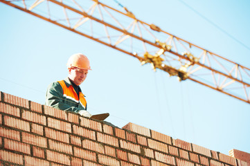 construction mason worker bricklayer