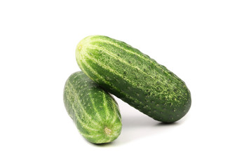 Ripe cucumbers.