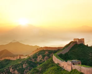 Store enrouleur occultant sans perçage Mur chinois La Grande Muraille de Chine