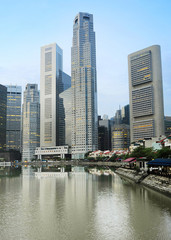 Fototapeta premium Singapore at dawn