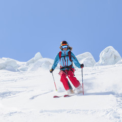 professionelle Freeriderin