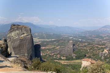 Греция. Метеоры. Монастырь Русана