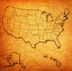 new hampshire on map of usa