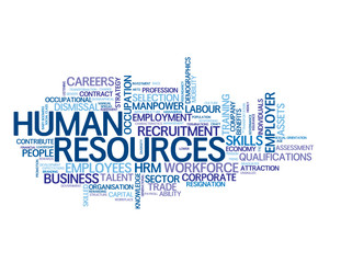 "HUMAN RESOURCES" Tag Cloud (recruitment employment management)