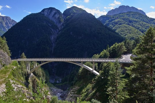 Predel Viaduct Slovenian Alps