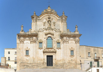 Fototapeta na wymiar Matera - Kościół św Franciszka z Asyżu