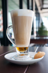 Macchiato on the table