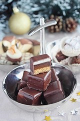 Assortment of Christmas candy