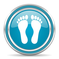 Obraz premium footprint icon