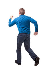 Naklejka premium man run
