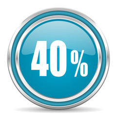 40 percent icon