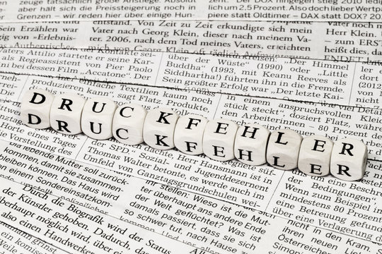 Druckfehler