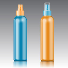 Colored sprayer bottle template.