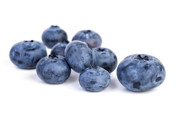 Few bilberries