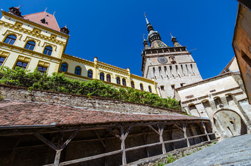 Obraz premium Clock Tower, Landmark of Transylvania, Sighisoara