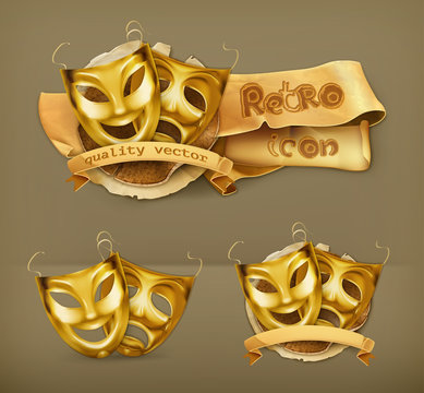 Gold Theater Masks, Icon