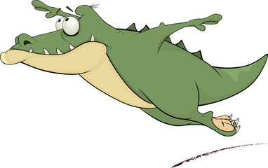 Flying crocodile