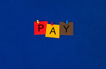 Pay - Business Sign