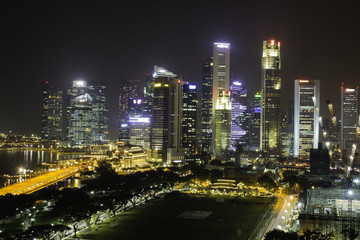 Fototapeta na wymiar skyline of Singapore