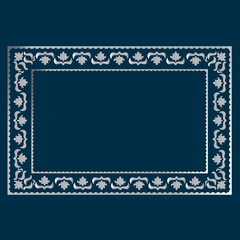 simple silver frame