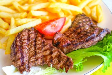 juicy steak beef meat