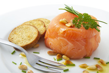 Filled salmon