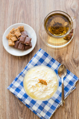 Cottage cheese with honey