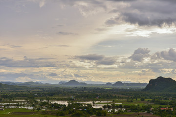 Fototapeta premium View of Thailand countryside