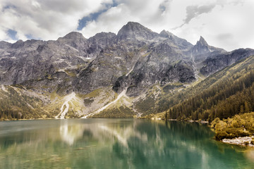 Fototapeta na wymiar High mountain in Poland. National Park - Tatras.