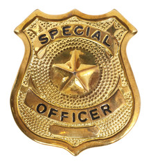 Fototapeta premium Special officer badge