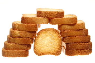 rusks bread loaf toast biscuits, diet food