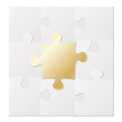 blank puzzle tiles