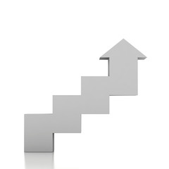 3d stairway and arrow © tigger11th