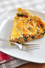 Karotten Spinat Quiche