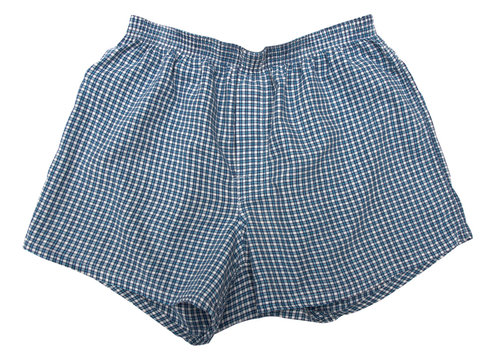 A pair of boxer shorts isolated