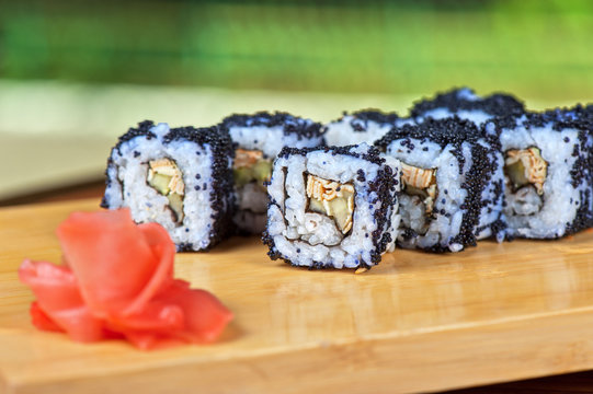 tobico sushi rolls