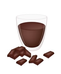 A Cup of Hot Cocoa with Chocolate