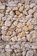 Gabion wall detail