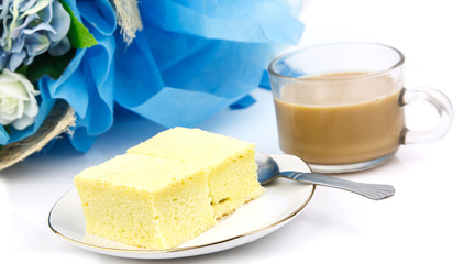 Cup of coffee and bakery