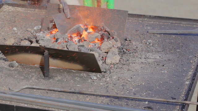 Blacksmith fire.