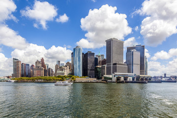 Fototapeta na wymiar New York City panorama with Manhattan Skyline
