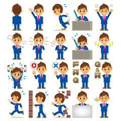 ビジネスマン　イラスト　仕事