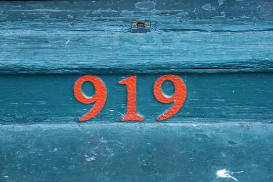 house number 919 at an old house in the Bourbon street